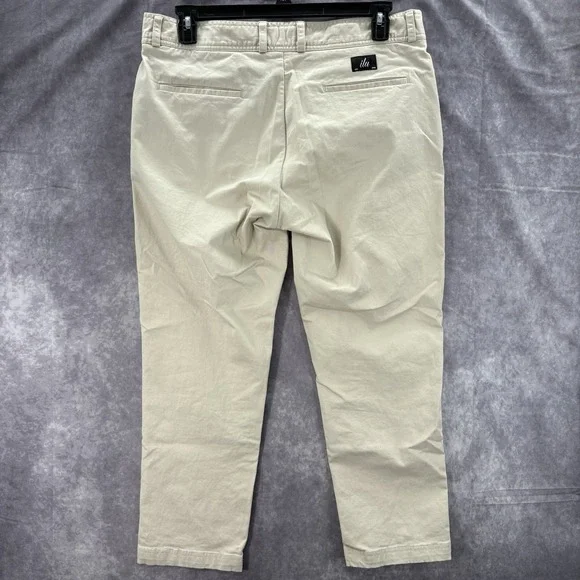 I Love Ugly Pants Mens XL Kobe Slim Cropped Straight Chino Khaki - Picture 3 of 7